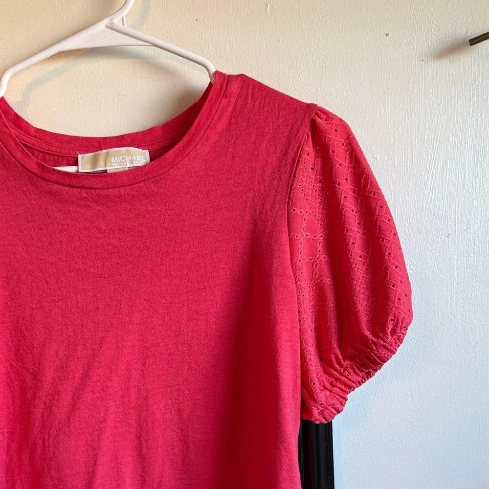Michael Kors Vibrant Red Top
